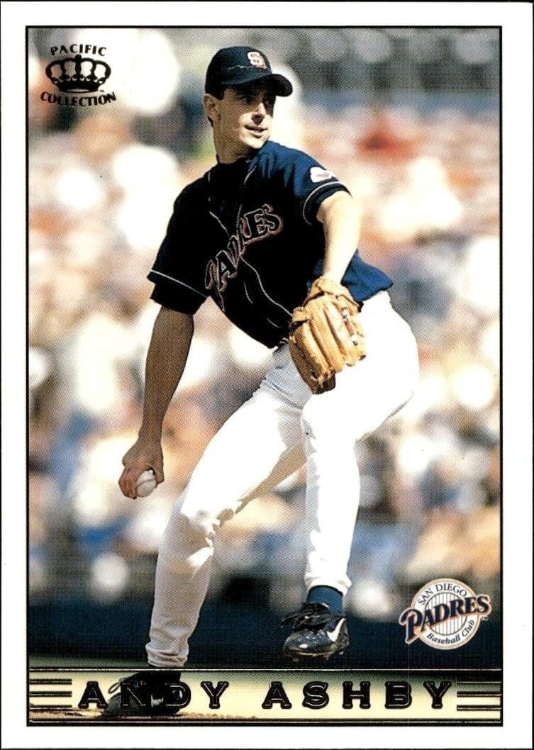 Andy Ashby 1999 Pacific Crown Collection #237 Baseball Trading Card - Front 1999 Pacific Crown Collection Andy Ashby #237 baseball trading card front