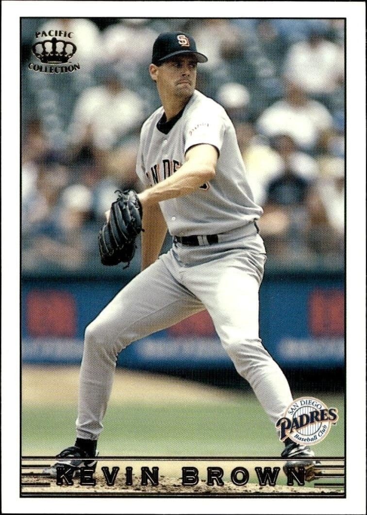 Kevin Brown 1999 Pacific Crown Collection #238 Baseball Trading Card - Front 1999 Pacific Crown Collection Kevin Brown #238 baseball trading card front