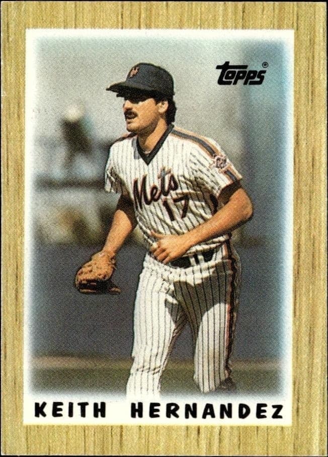 1987 Topps Minis Keith Hernandez #24 trading card
