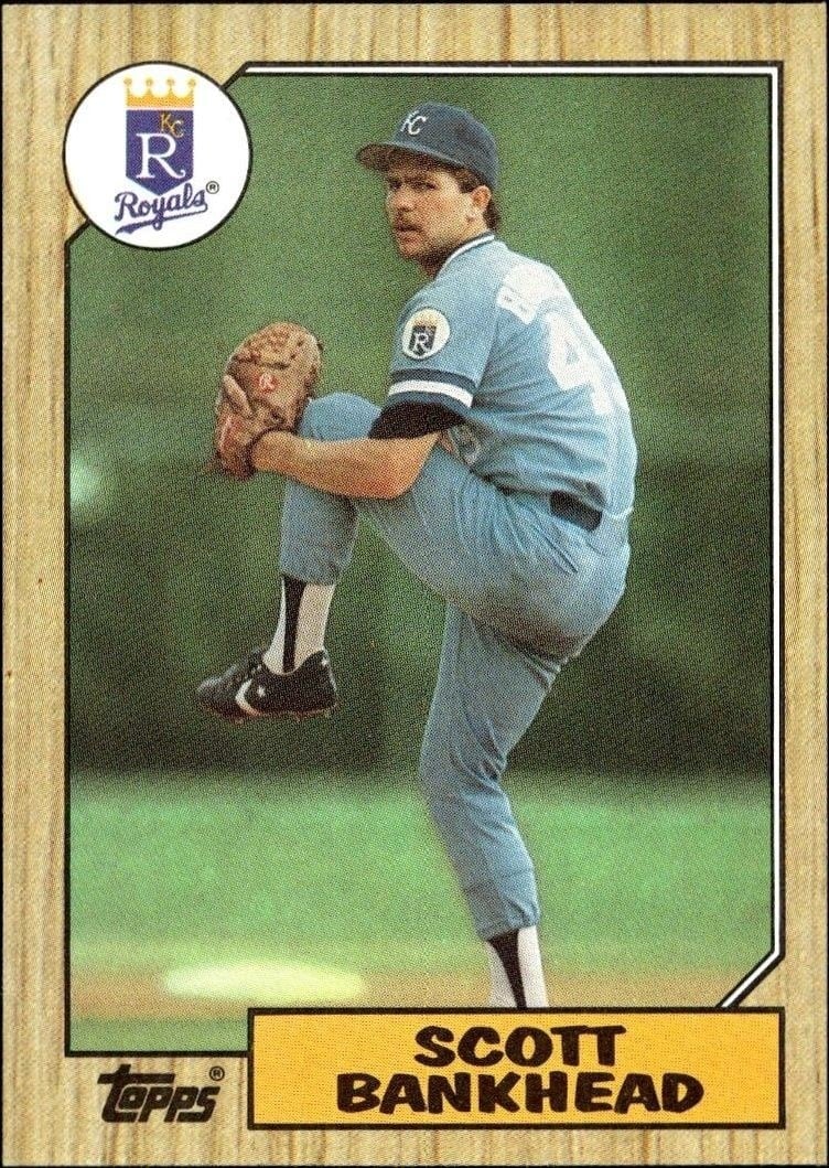 Scott Bankhead 1987 Topps #508 Baseball Trading Card - Front 1987 Topps Scott Bankhead #508 baseball trading card front