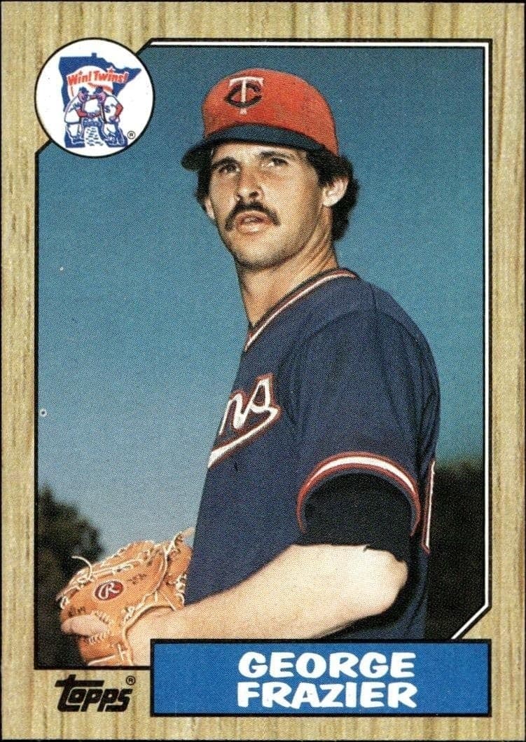 1987 Topps George Frazier #207 trading card