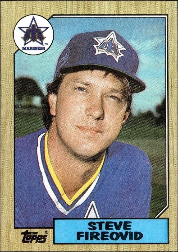1987 Topps Steve Fireovid #357 trading card