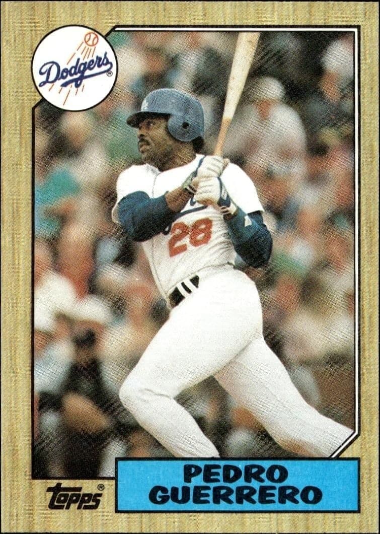 1987 Topps Pedro Guerrero #360 trading card