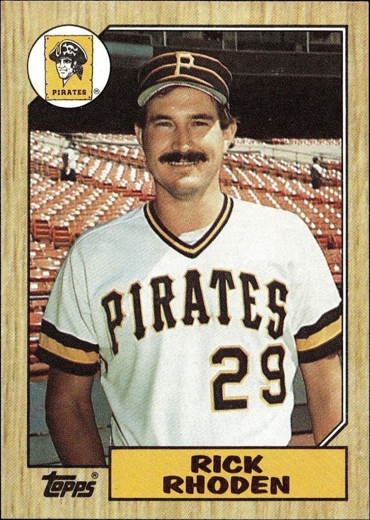 1987 Topps Rick Rhoden #365 trading card