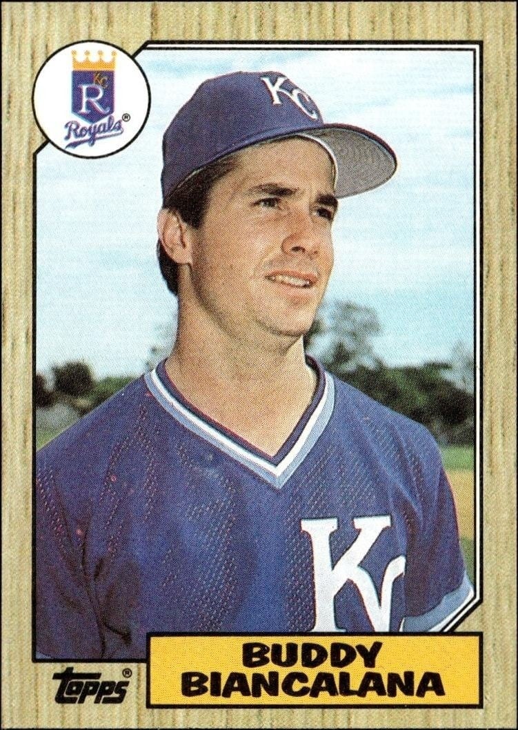 1987 Topps Buddy Biancalana #554 trading card