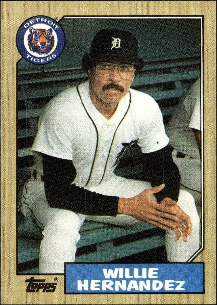 1987 Topps Willie Hernandez #515 trading card