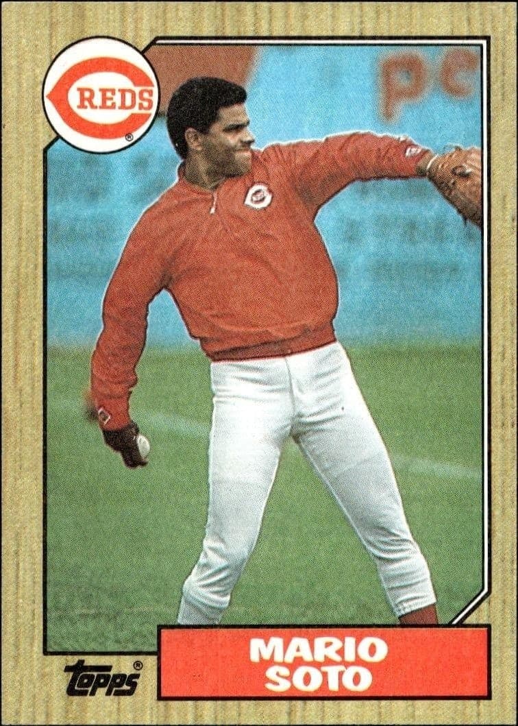 1987 Topps Mario Soto #517 trading card