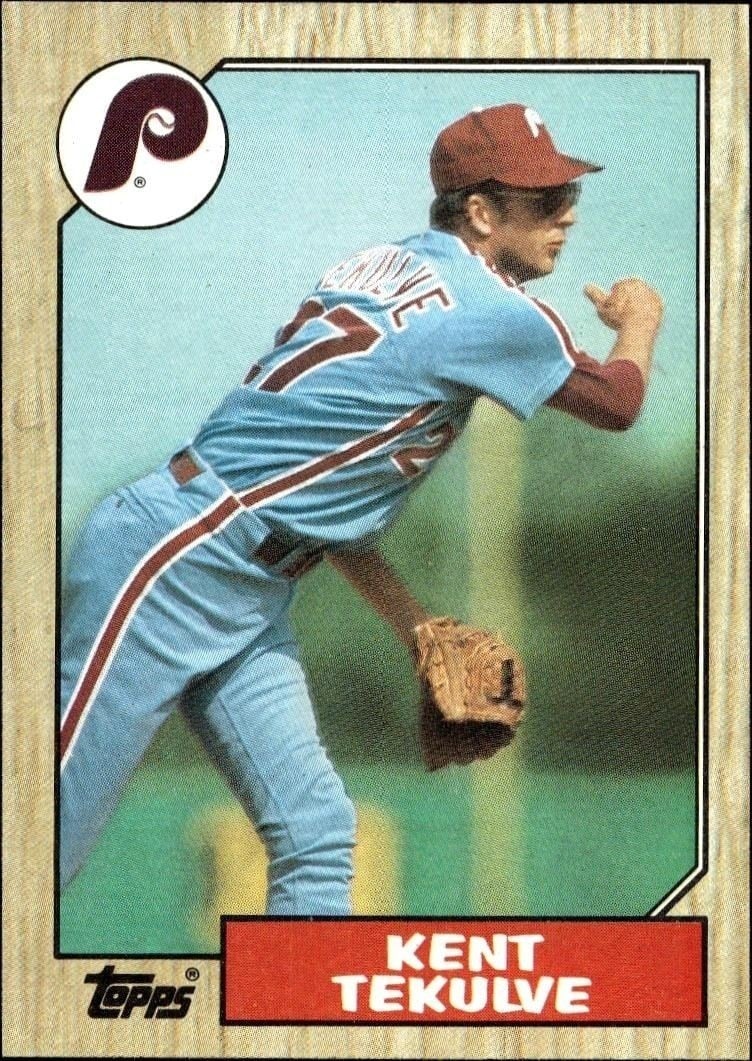 1987 Topps Kent Tekulve #684 trading card