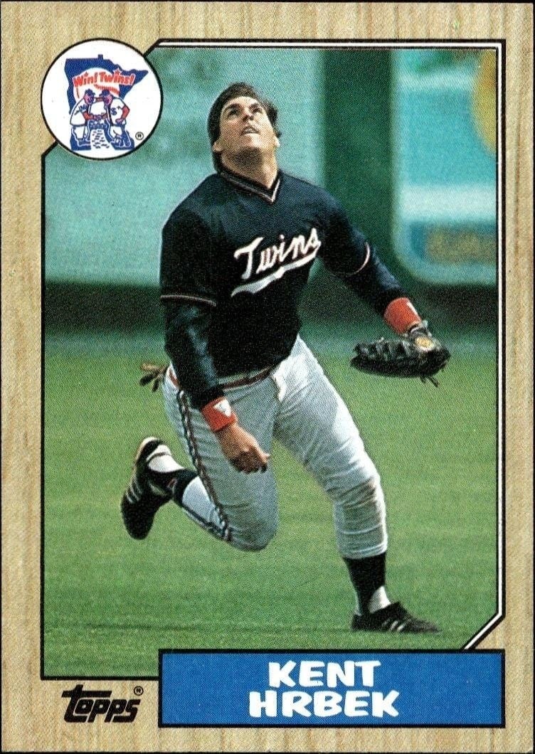 Kent Hrbek 1987 Topps #679 Baseball Trading Card - Front 1987 Topps Kent Hrbek #679 baseball trading card front