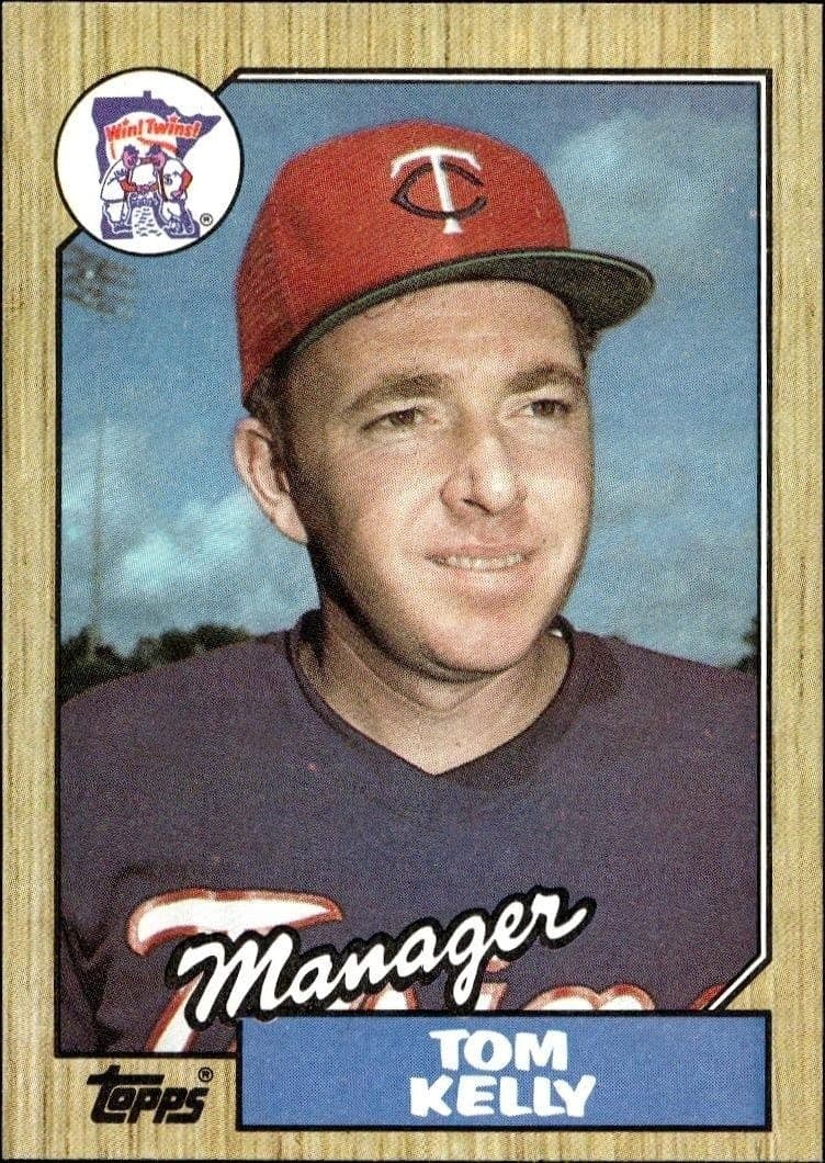1987 Topps Tom Kelly #618 trading card