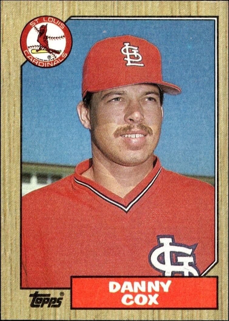 1987 Topps Danny Cox #621 trading card