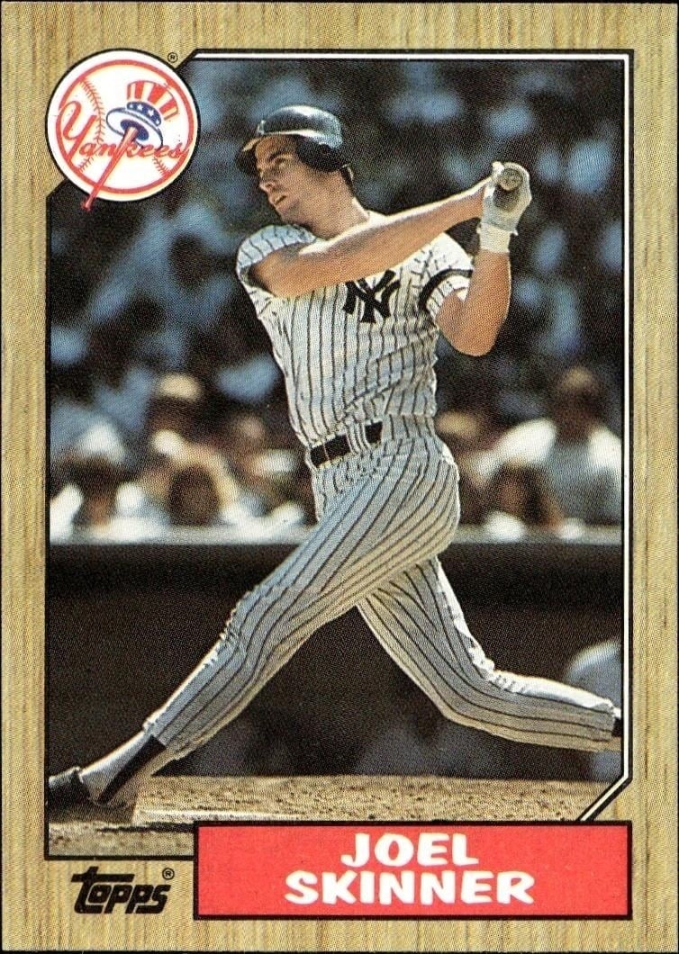 Joel Skinner 1987 Topps #626 Baseball Trading Card - Front 1987 Topps Joel Skinner #626 baseball trading card front