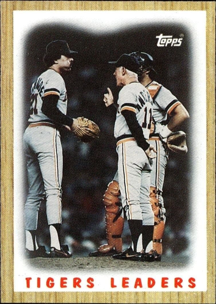 1987 Topps Detroit Tigers #631 trading card