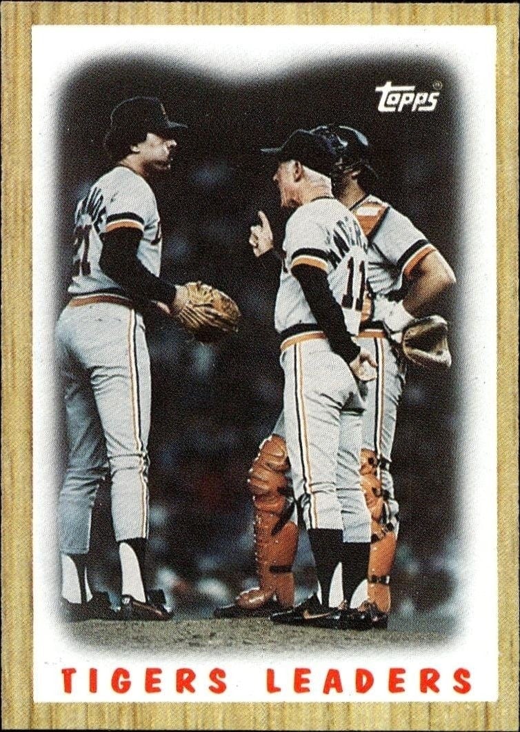 1987 Topps Detroit Tigers #631 trading card