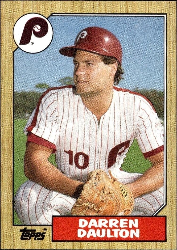 1987 Topps Darren Daulton #636 trading card