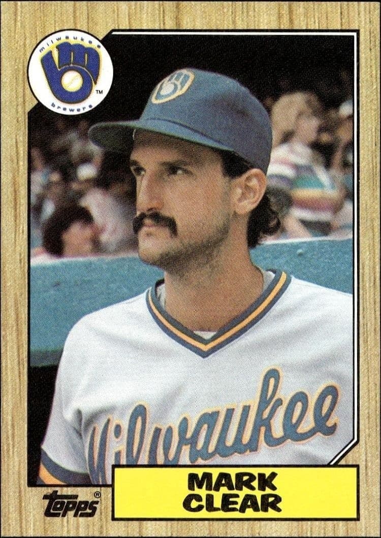 1987 Topps Mark Clear #640 trading card