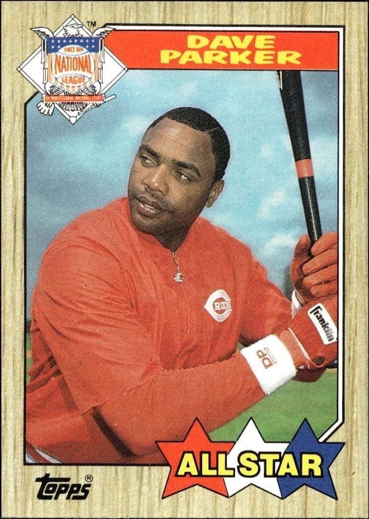 1987 Topps Dave Parker #600 trading card