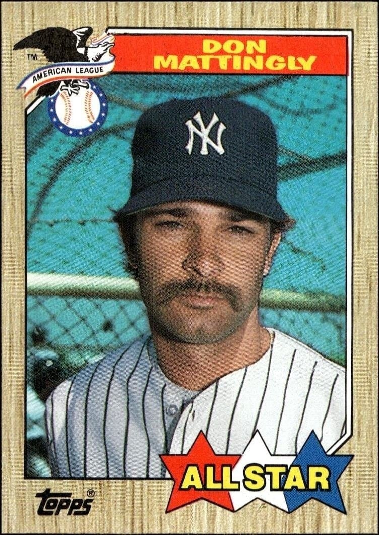 1987 Topps Don Mattingly #606B trading card