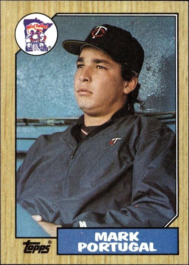 Mark Portugal 1987 Topps #419 Baseball Trading Card - Front 1987 Topps Mark Portugal #419 baseball trading card front