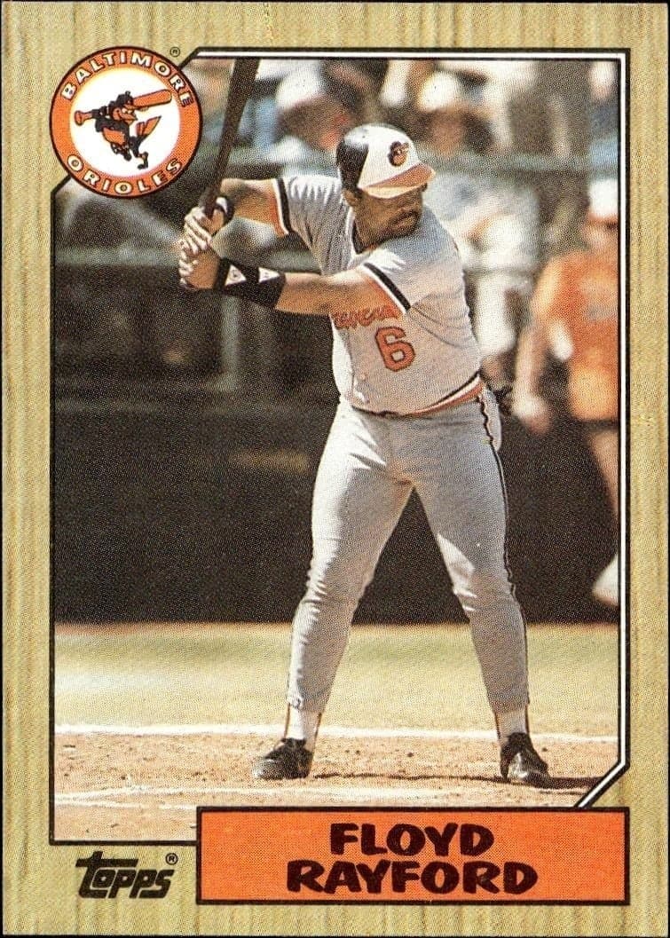 1987 Topps Floyd Rayford #426 trading card