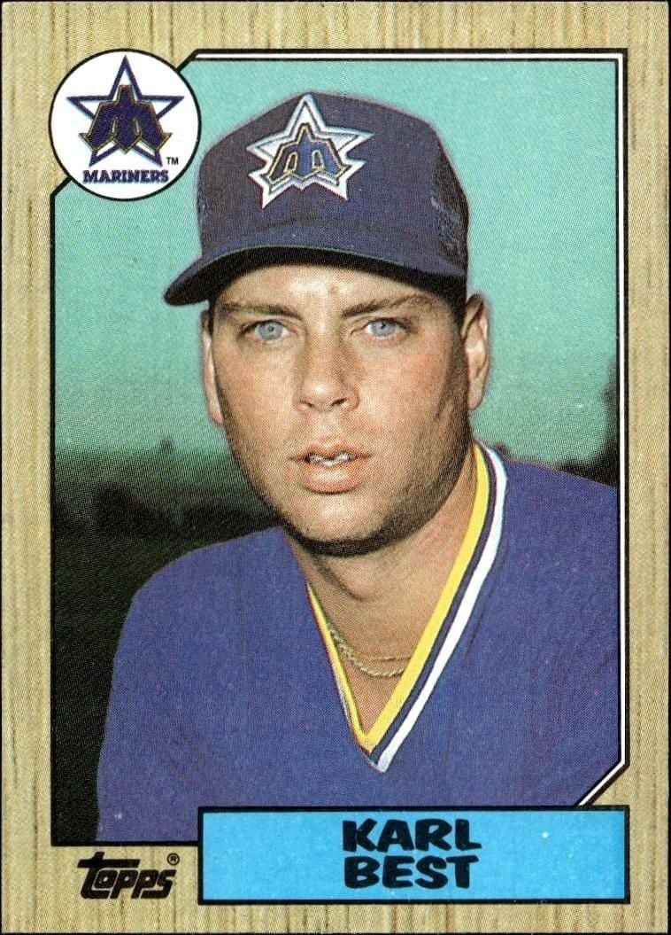 1987 Topps Karl Best #439 trading card