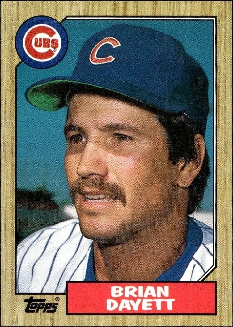 1987 Topps Brian Dayett #369 trading card