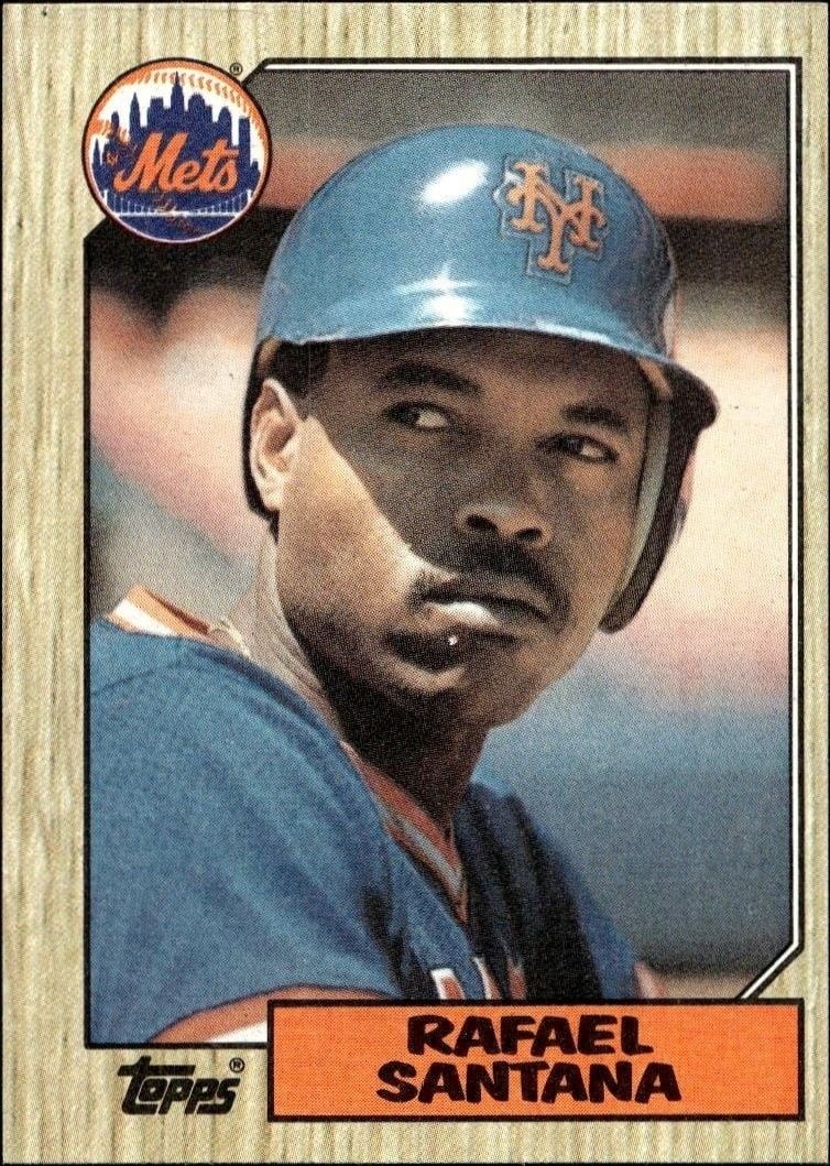 1987 Topps Rafael Santana #378 trading card