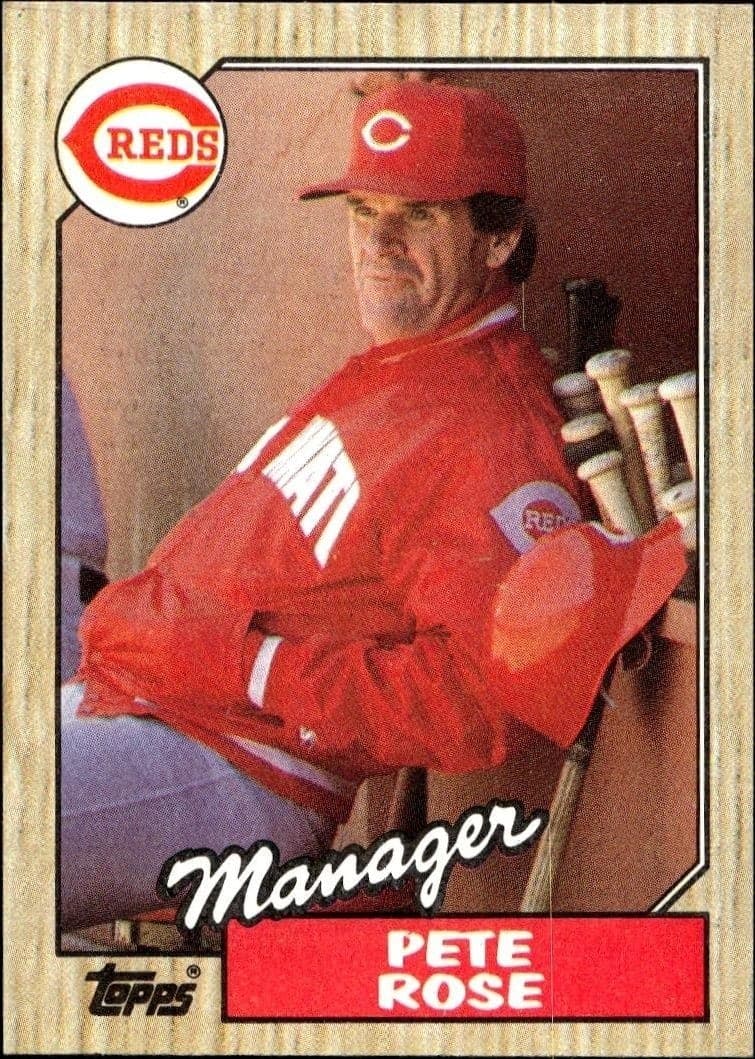 1987 Topps Pete Rose #393 trading card