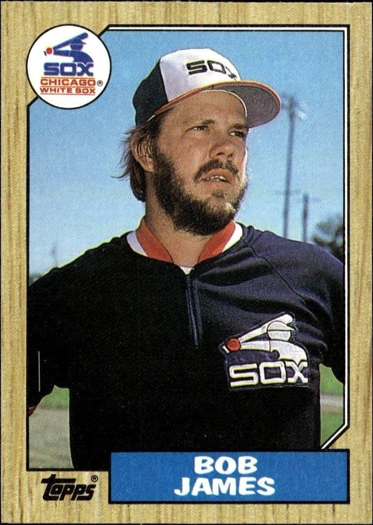 1987 Topps Bob James #342 trading card