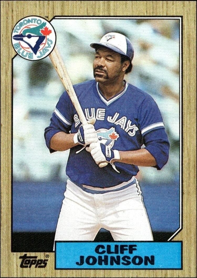 1987 Topps Cliff Johnson #663 trading card