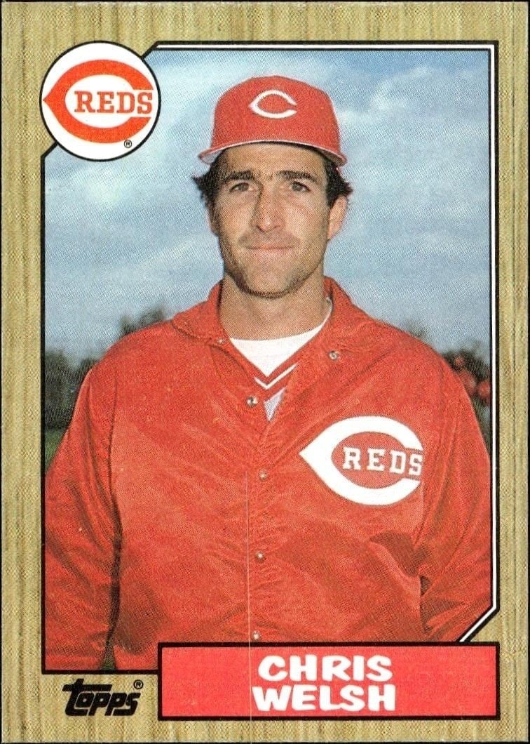 1987 Topps Chris Welsh #592 trading card