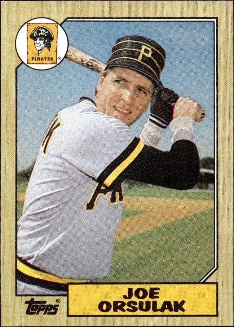 Joe Orsulak 1987 Topps #414 Baseball Trading Card - Front 1987 Topps Joe Orsulak #414 baseball trading card front