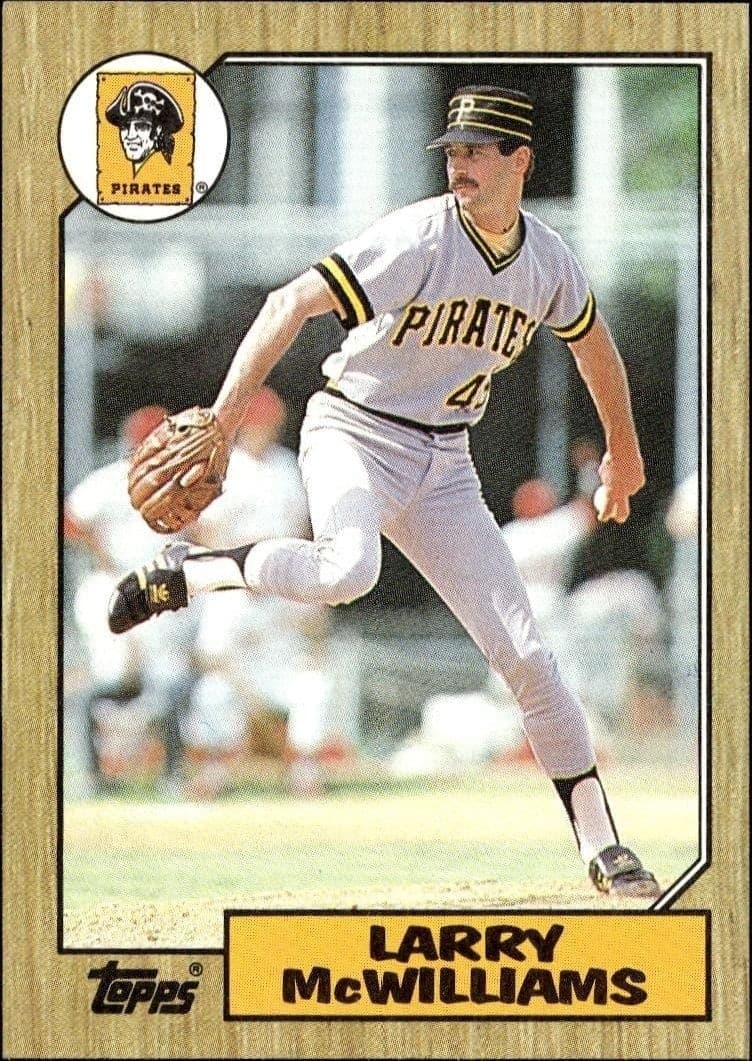 1987 Topps Larry McWilliams #564 trading card