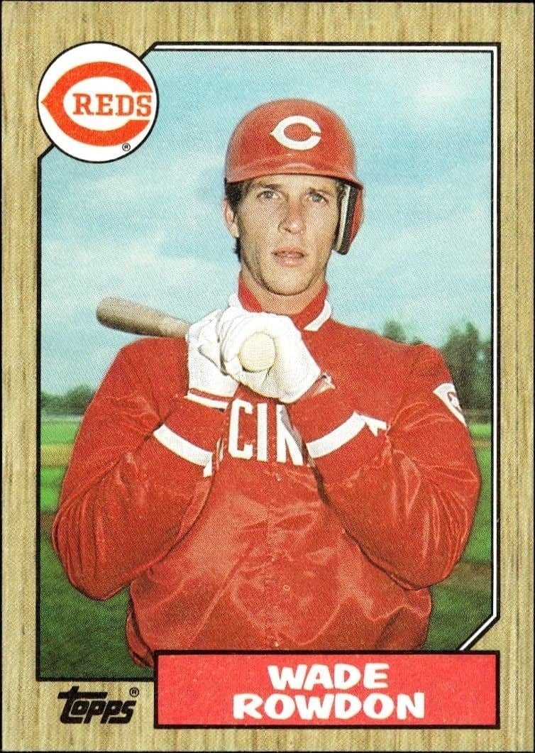 1987 Topps Wade Rowdon #569 trading card