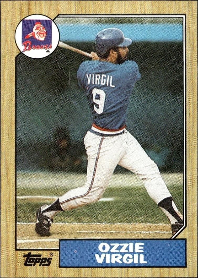 1987 Topps Ozzie Virgil #571 trading card