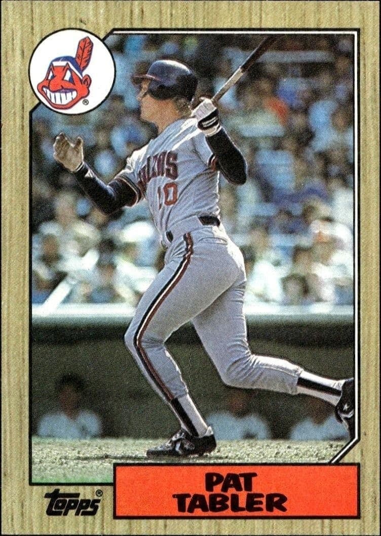 1987 Topps Pat Tabler #575 trading card
