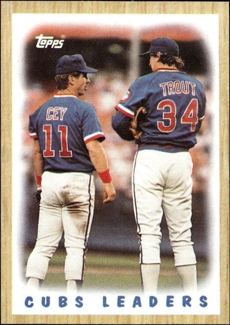 1987 Topps Chicago Cubs #581 trading card