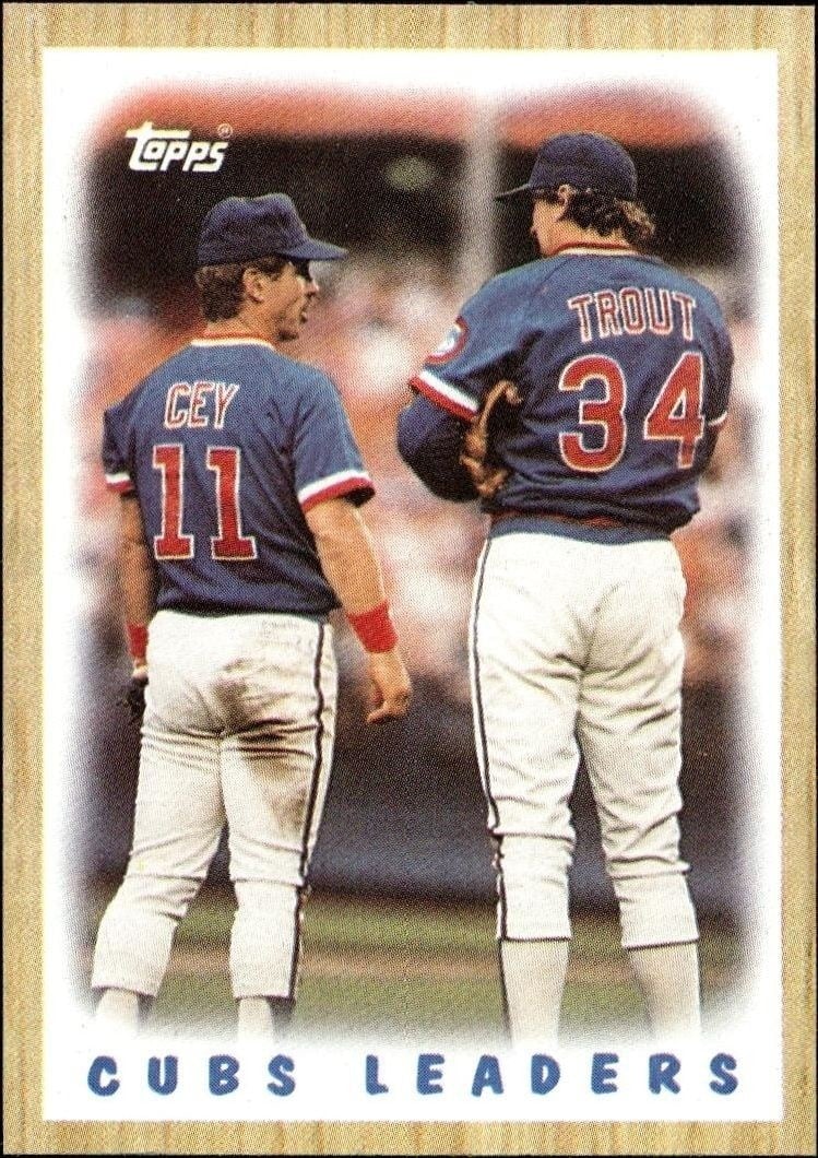 1987 Topps Chicago Cubs #581 trading card