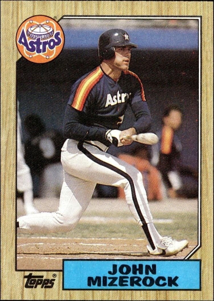 1987 Topps John Mizerock #408 trading card