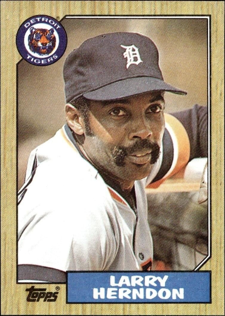 1987 Topps Larry Herndon #298 trading card