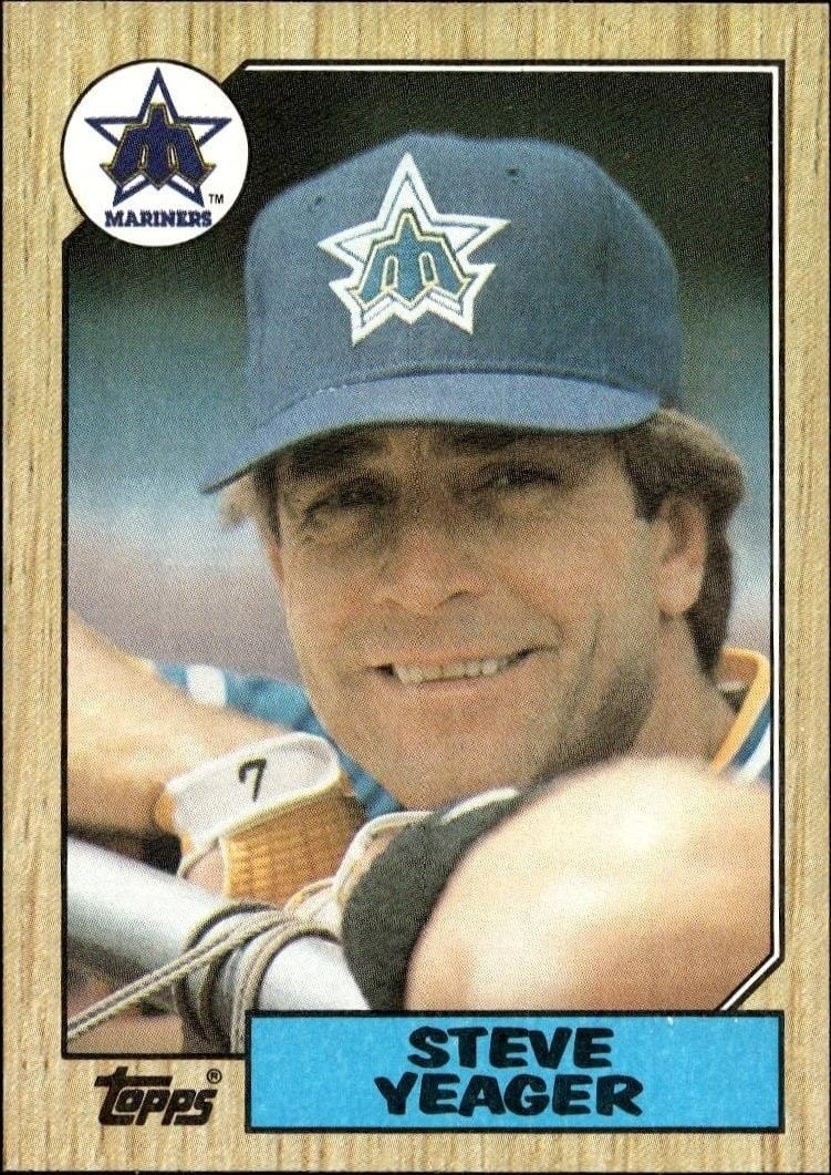1987 Topps Steve Yeager #258 trading card