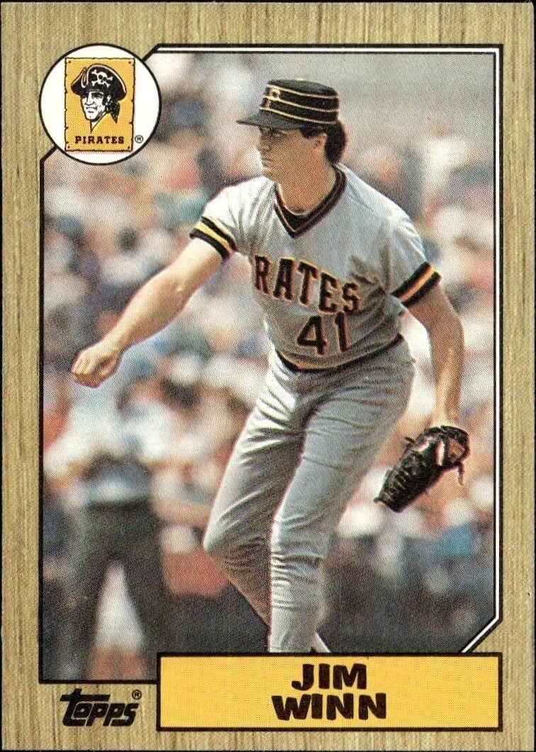 1987 Topps Jim Winn #262 trading card