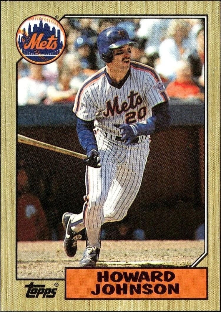 Howard Johnson 1987 Topps #267 Baseball Trading Card - Front 1987 Topps Howard Johnson #267 baseball trading card front
