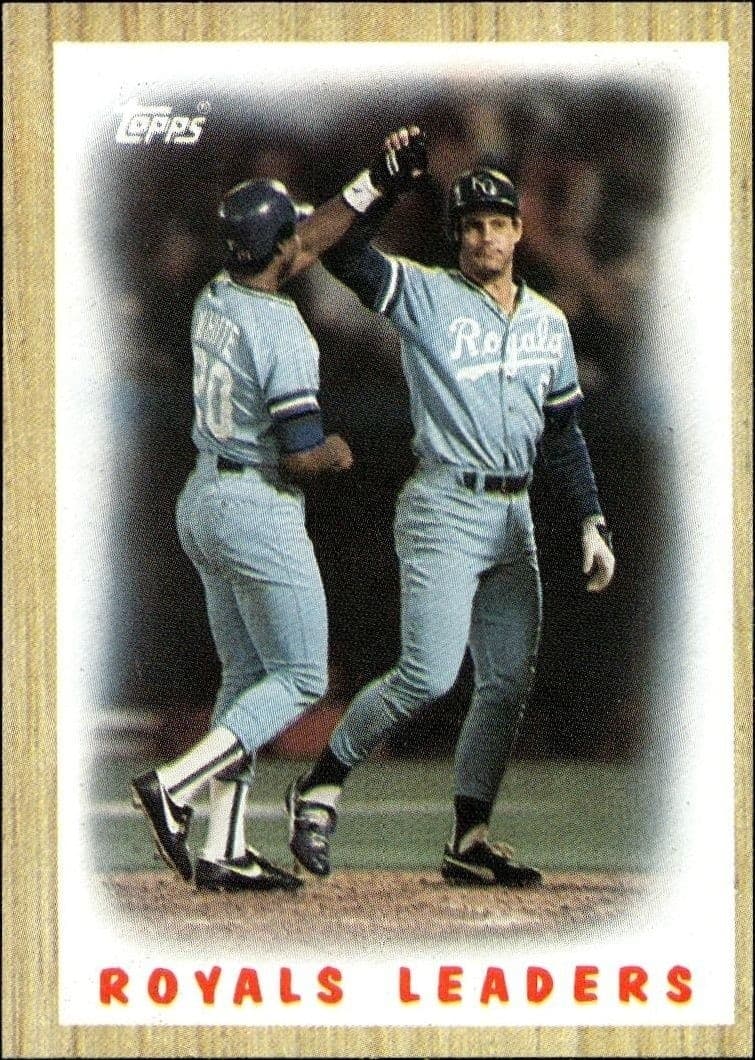1987 Topps Kansas City Royals #256 trading card