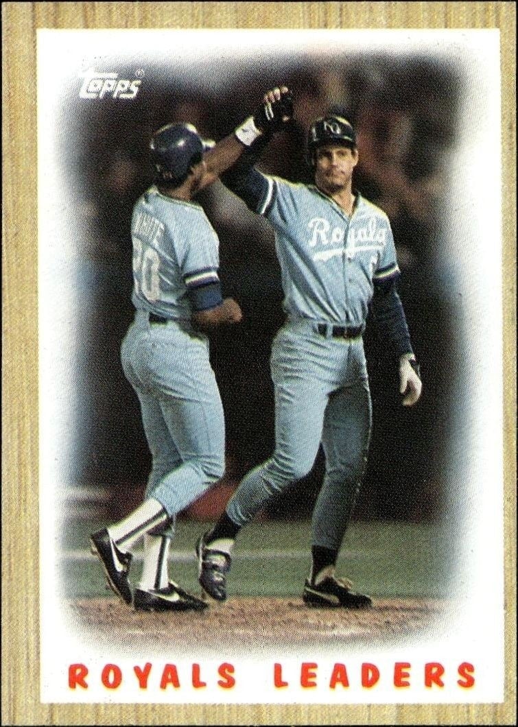 1987 Topps Kansas City Royals #256 trading card