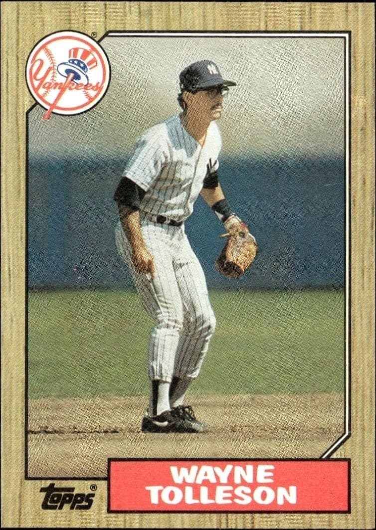 1987 Topps Wayne Tolleson #224 trading card