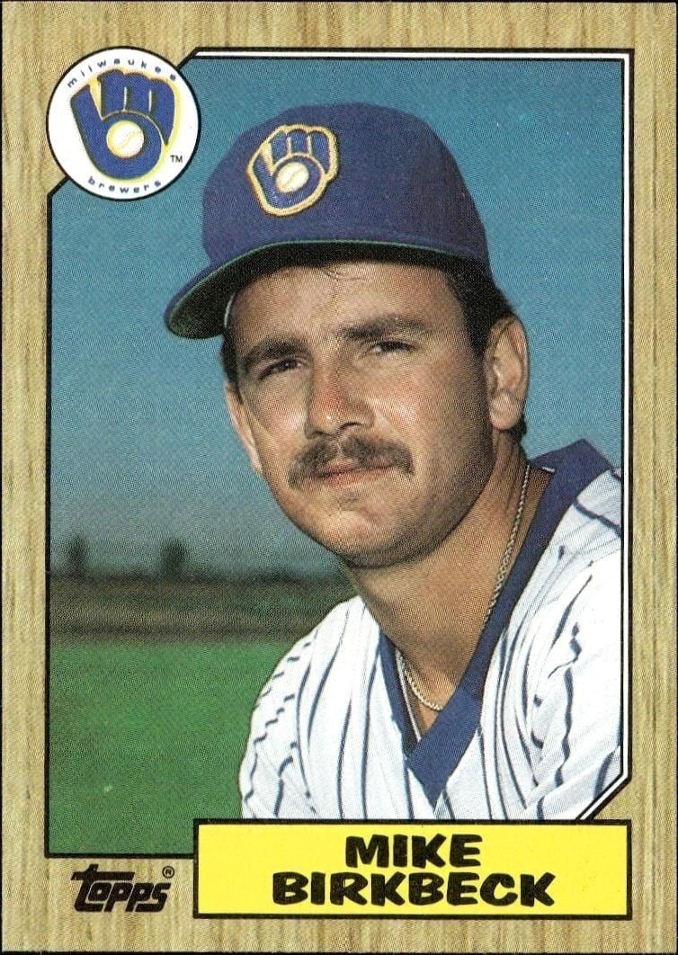 1987 Topps Mike Birkbeck #229 trading card