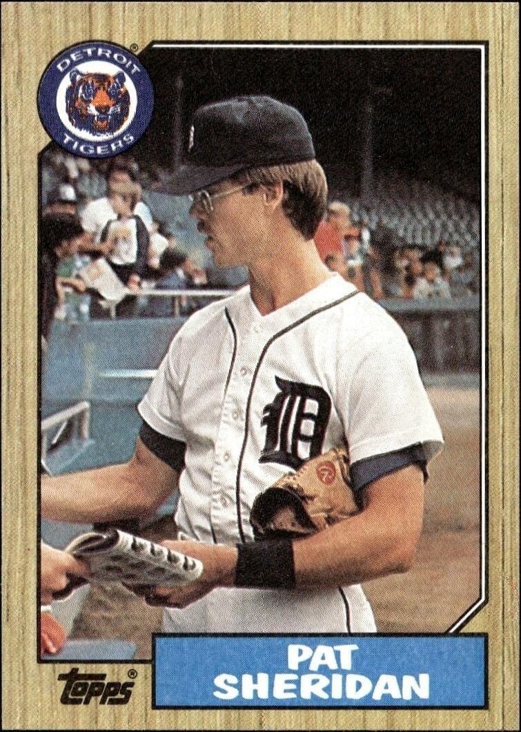 Pat Sheridan 1987 Topps #234 Baseball Trading Card - Front 1987 Topps Pat Sheridan #234 baseball trading card front