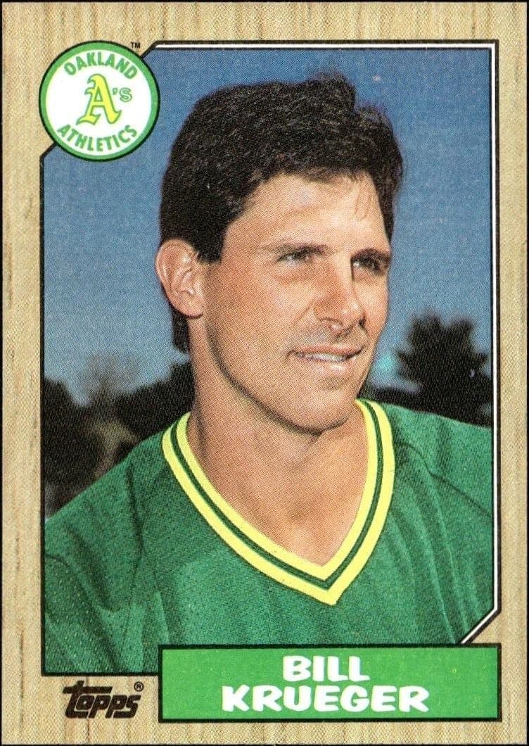 1987 Topps Bill Krueger #238 trading card