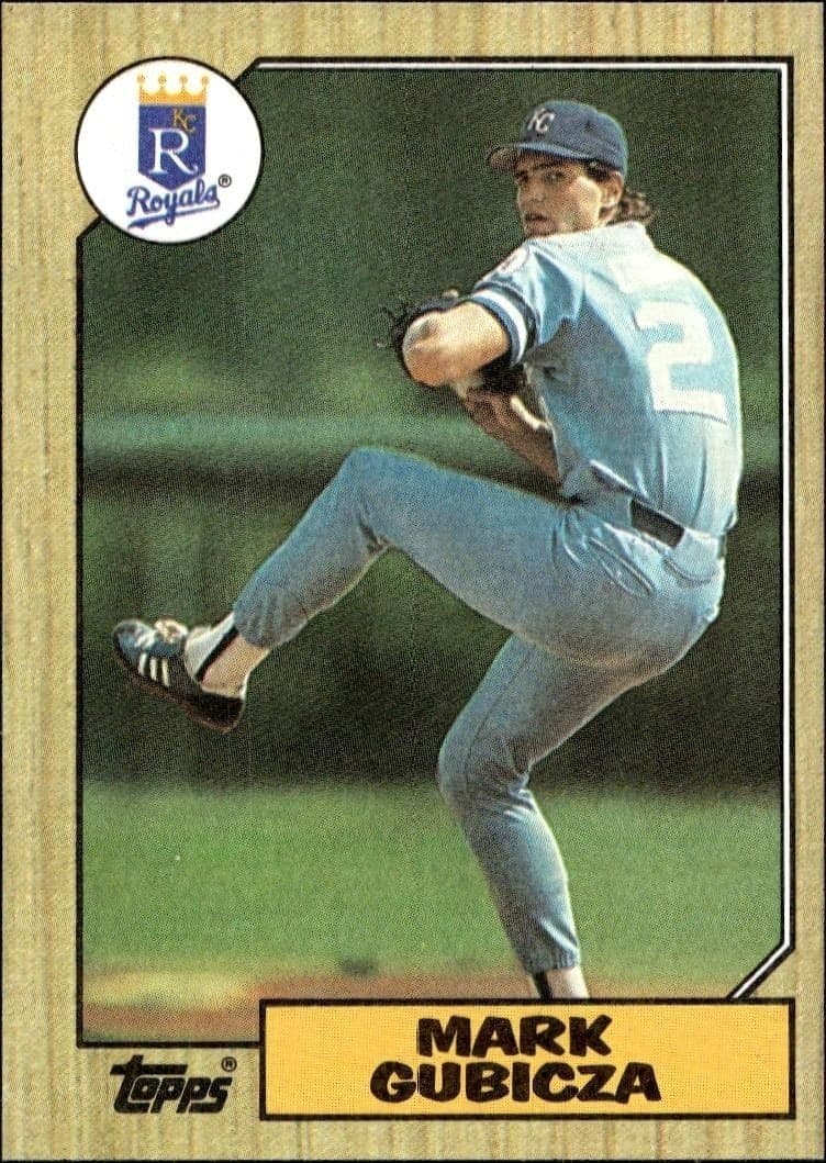 1987 Topps Mark Gubicza #326 trading card